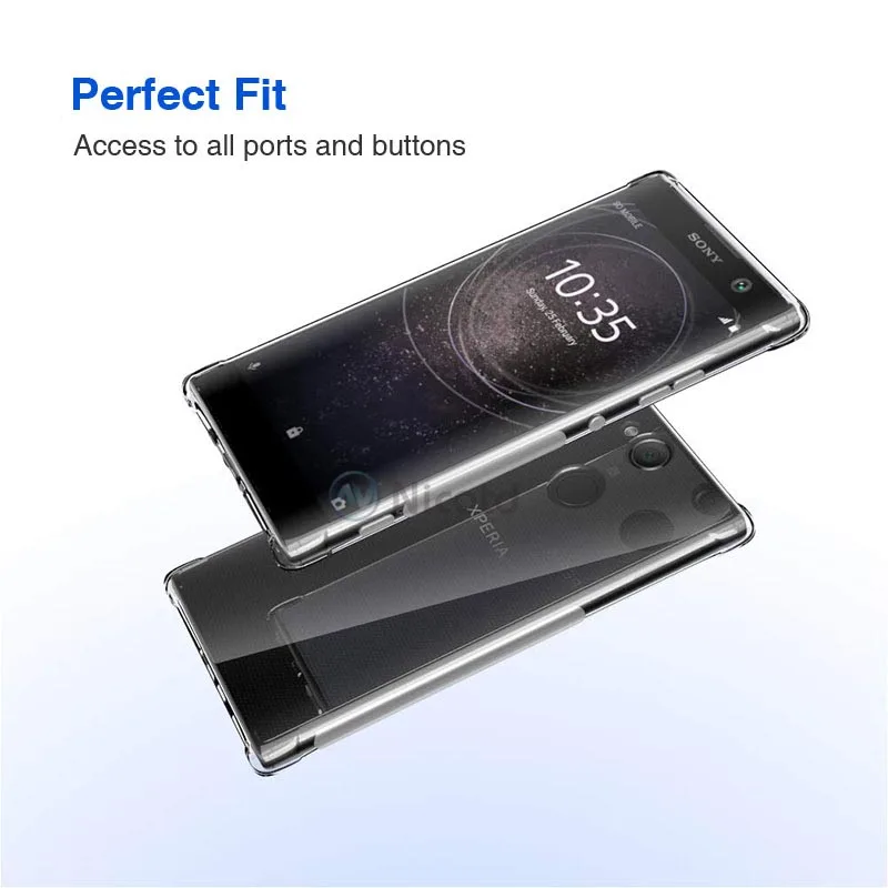 Мягкий чехол из ТПУ для Sony Xperia XA2 PLUS ультрапрозрачный Силиконовый Прозрачный