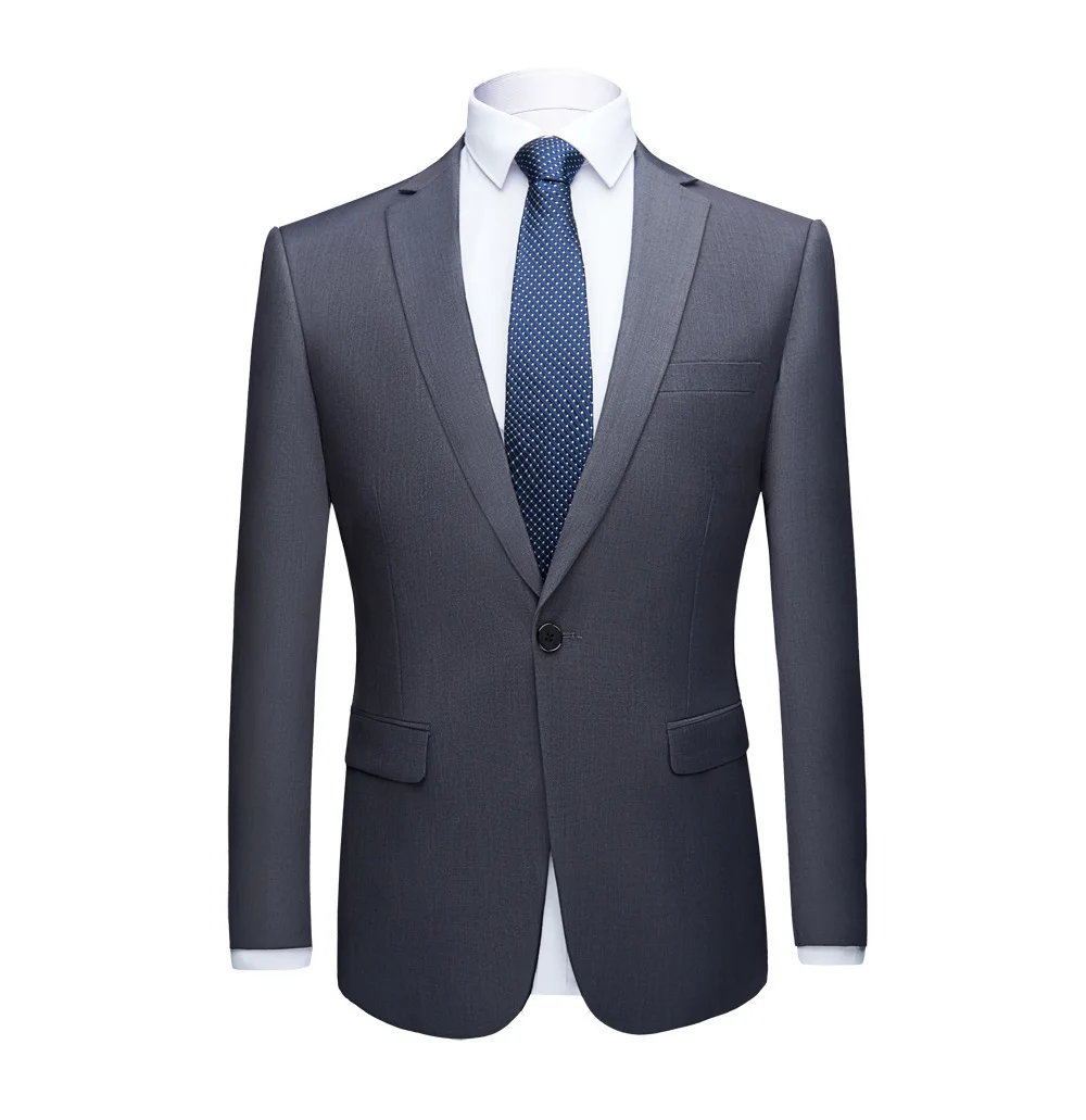 Dark gray jacket PYJTRL мужской качественный цветной деловой приталенный Повседневный Блейзер зеленый фиолетовый розовый Шампань желтый черный свадебный или Выпускной костюм пиджак - Цвет: Dark gray jacket