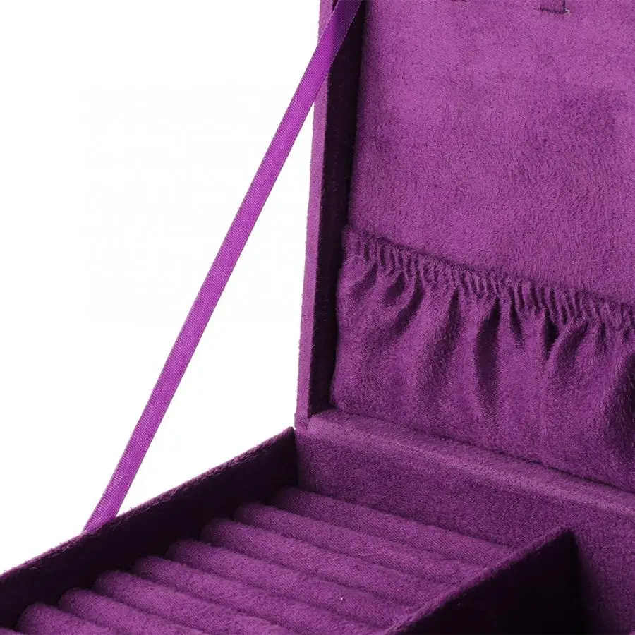 Чехол органайзер для ювелирных украшений из замши высокого качества|Упаковка и