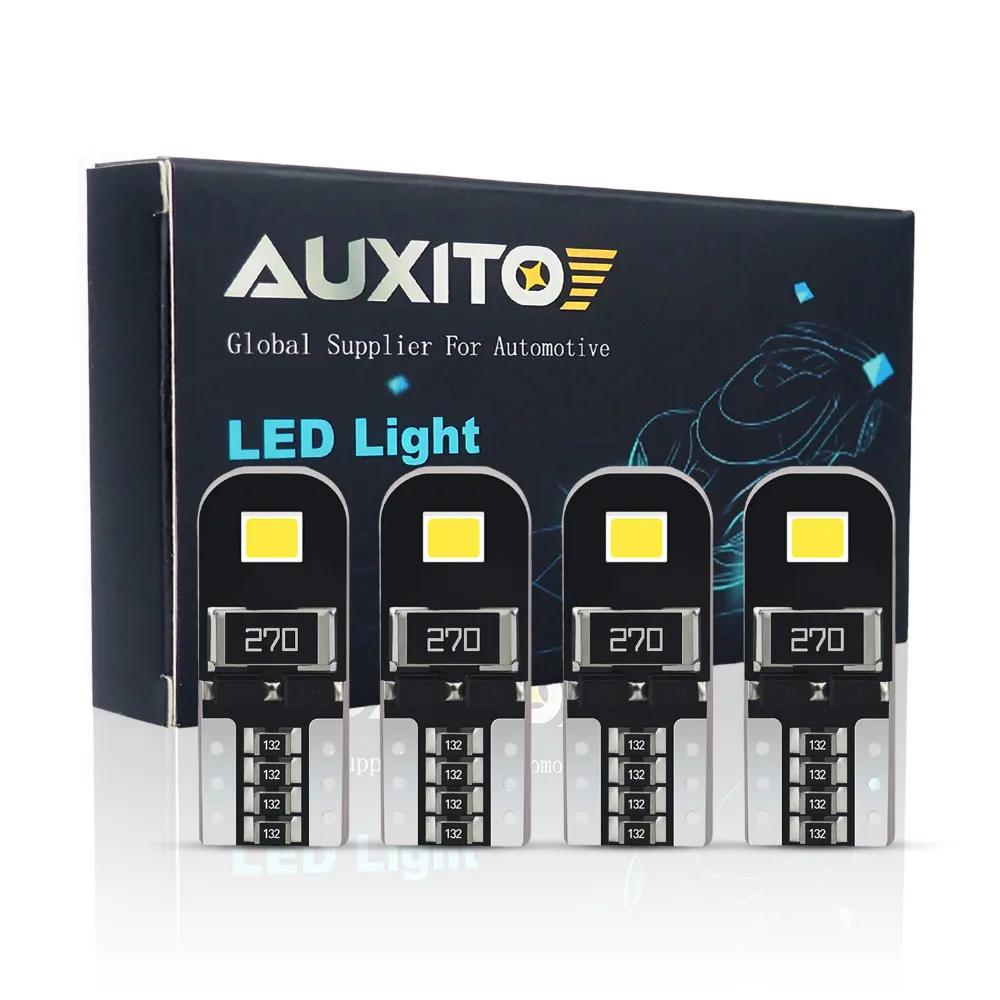 4 шт T10 W5W Светодиодный лампа с Canbus 2835 2SMD подсветка для салона автомобиля 194 168