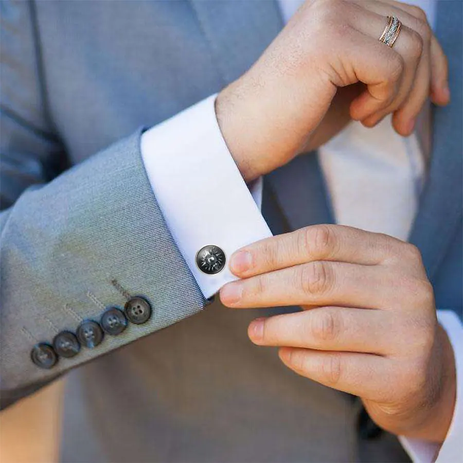 Фильм ювелирные изделия игра трон дом Старк голова Волка стекло кабошон манжета