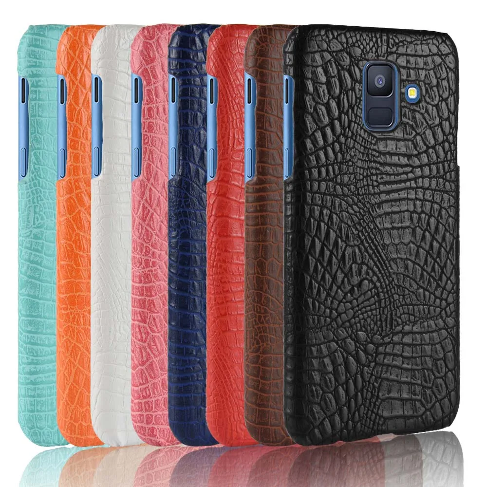 Роскошный чехол SUBIN для Samsung galaxy A6 2018 чехол-накладка из искусственной кожи под