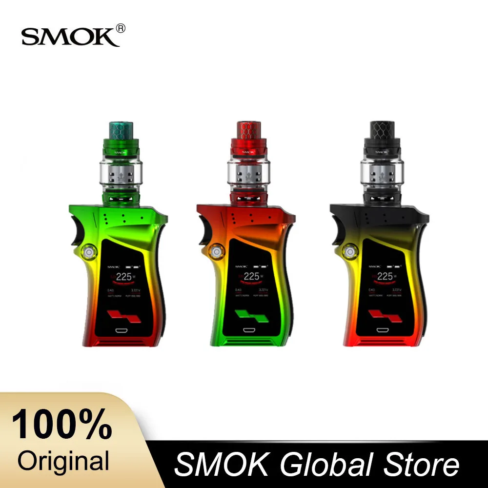 Оригинальный Smok Mag правая рука 225 Вт коробка мод 8 мл Tfv12 Prince танк электронная