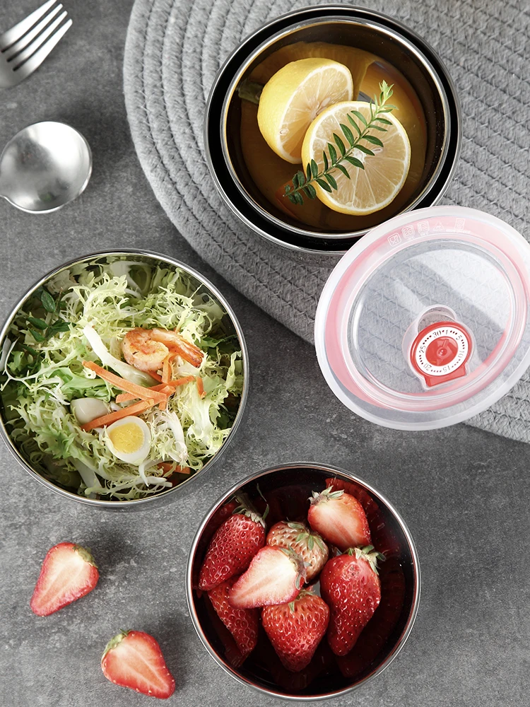 Чаша из нержавеющей стали Onlycook толстая двухизоляционная миска для супа