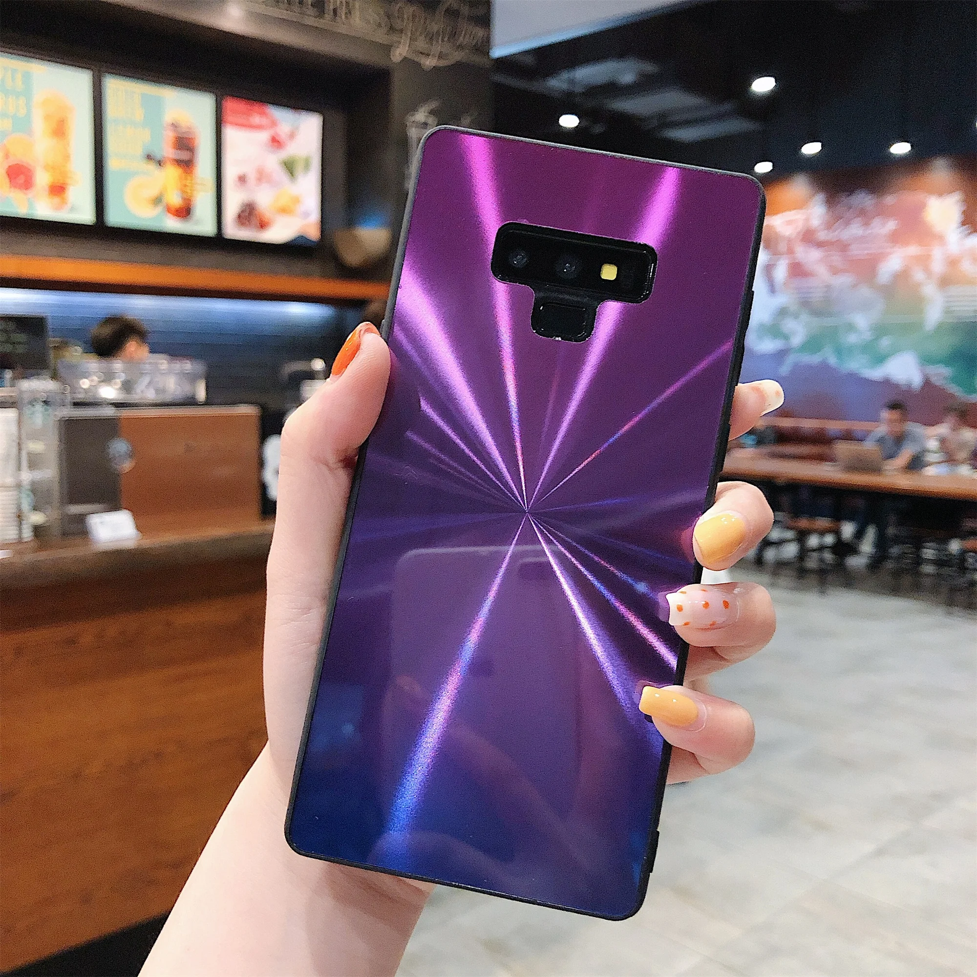 Роскошный чехол ярких цветов для Samsung Galaxy S8 S9 S10 A10 A20 A30 A40 A50 A60 A70 A8 A6 градиентный