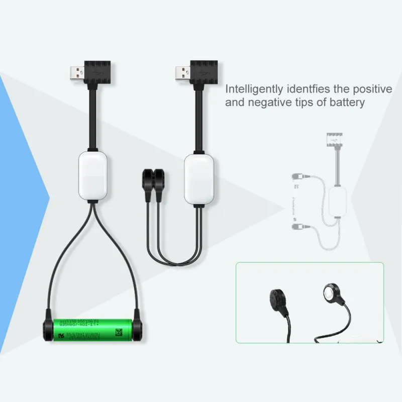 A10 18650 многофункциональное магнитное зарядное устройство USB li ion мини