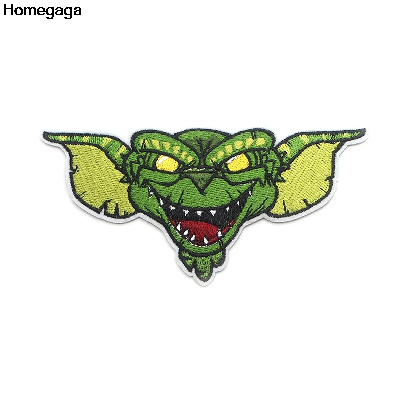 

Homegaga applique patches diy iron on para shoe bag shirt clothes accessory punk sticker embroideried badge D1988