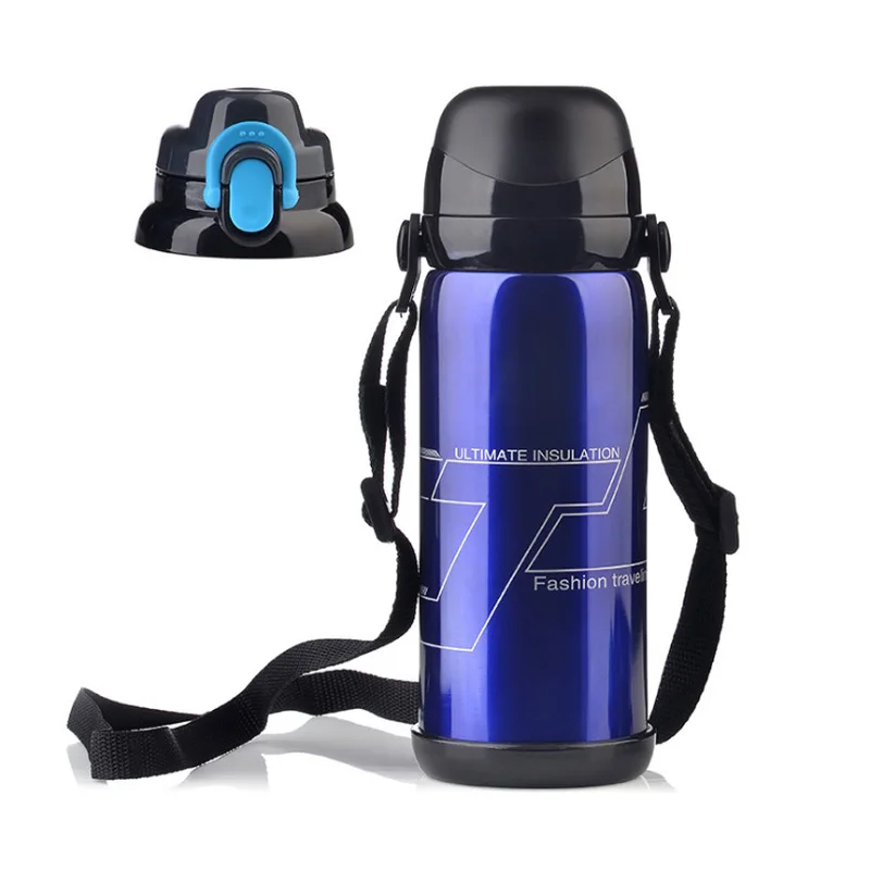 Открытый Дорожный детский термос 304 нержавеющая сталь Изолированная чашка для