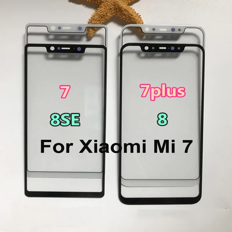Для Xiaomi Mi 7 Mi7 Xiaomi7 Сенсорная панель экран дигитайзер стеклянная сенсорная без