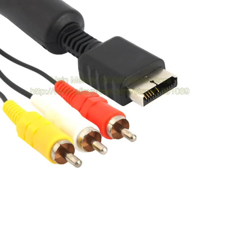 Для Sony PlayStation 3 PS3 Длина: 180 см запасной Композитный RCA аудио видео av кабель для 2 PS2