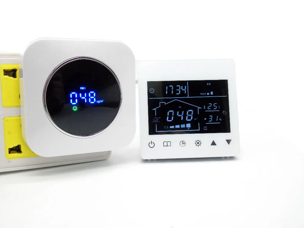 Pm2.5 детектор качества воздуха датчик лазерного управления с вентилятором воздушный клапан