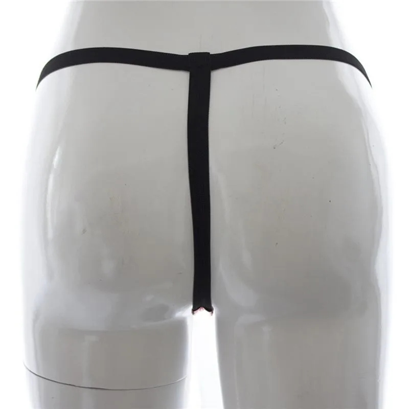 Kinky Wet Look блестящие женские трусики стринги со скрытым карманом Vib бикини нижнее белье наряд