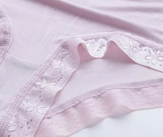Нижнее белье женское бесшовное из 100% шелка 4 упаковки Размеры M L XL SS004 | Женская