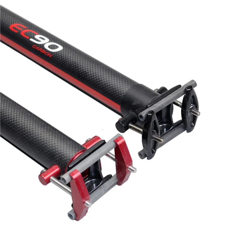 Новинка 2018 EC90 полностью углеродное волокно Велосипедное Сиденье Складное трубка