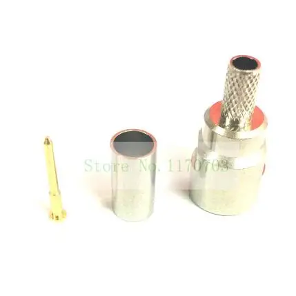 5 шт. RF коаксиальный FME гнездовой/штырьковый разъем обжимной соединитель RG58 RG142 RG400