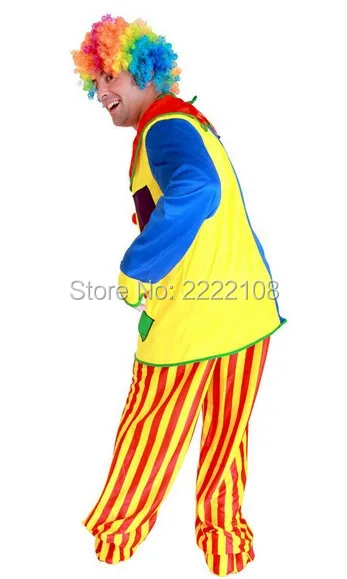 Костюм клоуна удивительного циркового представления на Хэллоуин 2018 одежда