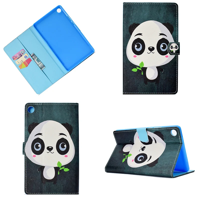 милый Мультфильм слон панда кожаный кожа планшет планшета чехол хуавей huawei mediapad
