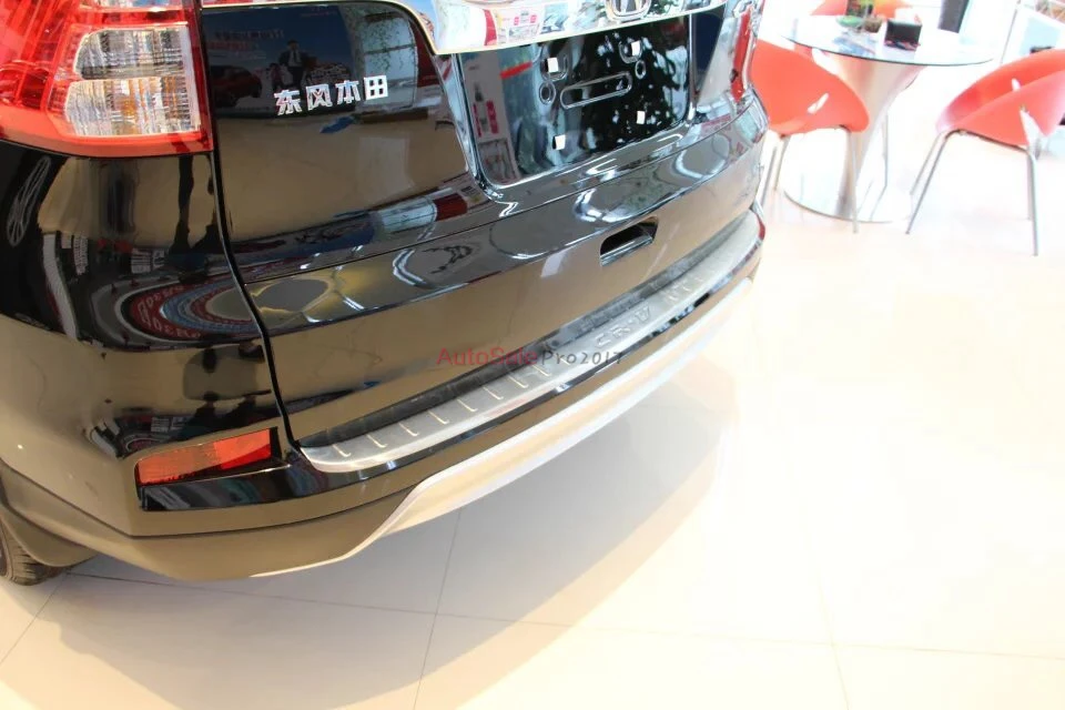 Защита для заднего бампера из нержавеющей стали Накладка на порог Honda CR V CRV 2015