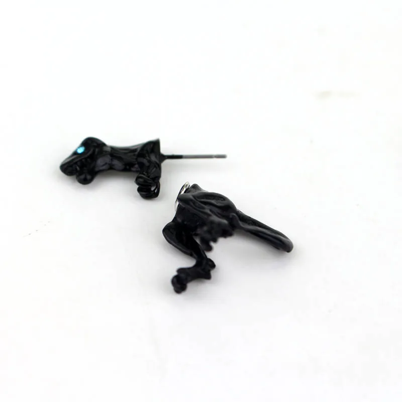 Харадзюку панк готика стиль Парк Юрского периода Кристалл 3D динозавр зажим