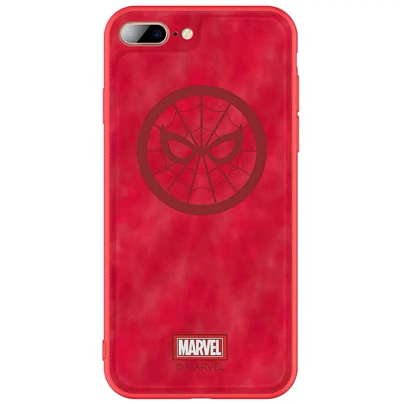 Чехол для телефона Marvel Thor, для iphone 7, 8 Plus, Человек-паук, Противоударная задняя крышка, Капитан Америка, Железный человек, мягкий чехол, новинка - Цвет: Spider-Man