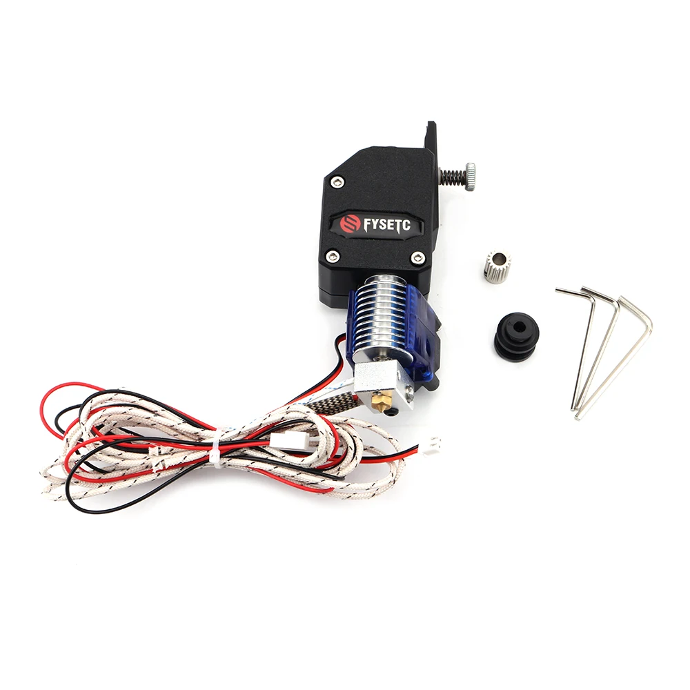 Черный BMG экструдер V6 HOTEND Боуден экструдер с PT100 датчик двойной привод экструдер для Wanhao D9 Creality CR10 Ender 3 Anet E10