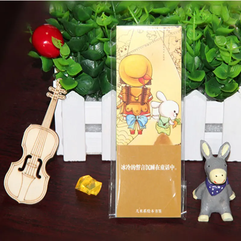 

12pcs/pack kawaii Cute Cartoon Girl Bookmark Paper Cartoon Animals Bookmark Promotional Gift Stationery Bookmark Stationery