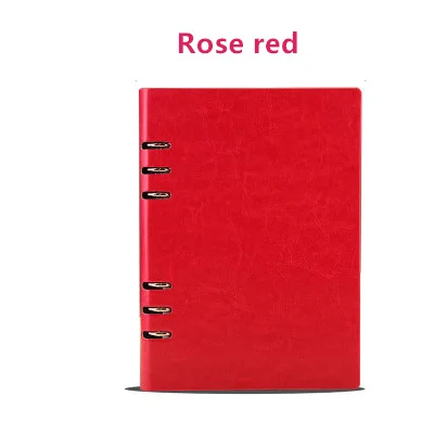 style 2 rose red Записные книжки Дневник Журнал еженедельник ежемесячный планировщик Agenda A5 A6 школьные офисные принадлежности стационарный Органайзер расписание пакет подарок - Цвет: style 2 rose red