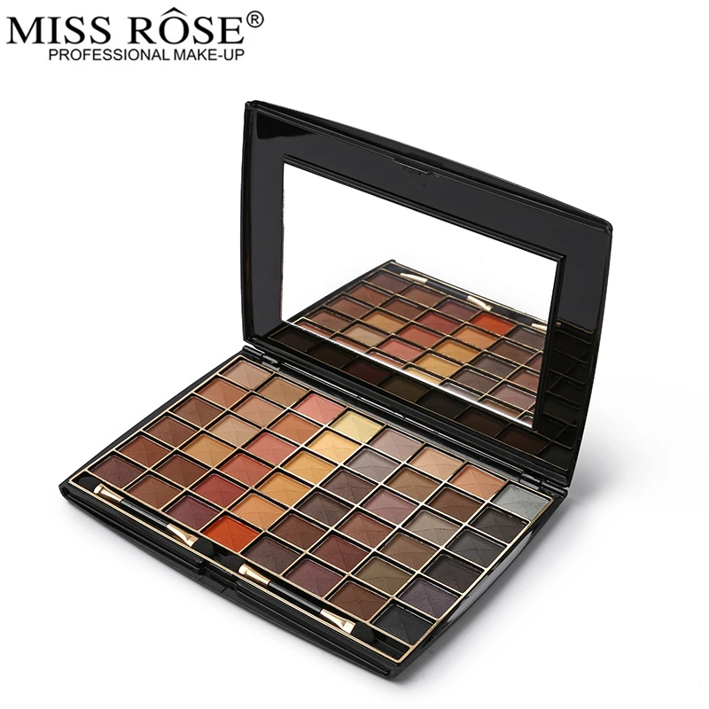 Тени для век Miss Rose палитра теней длительного действия натуральные матовые