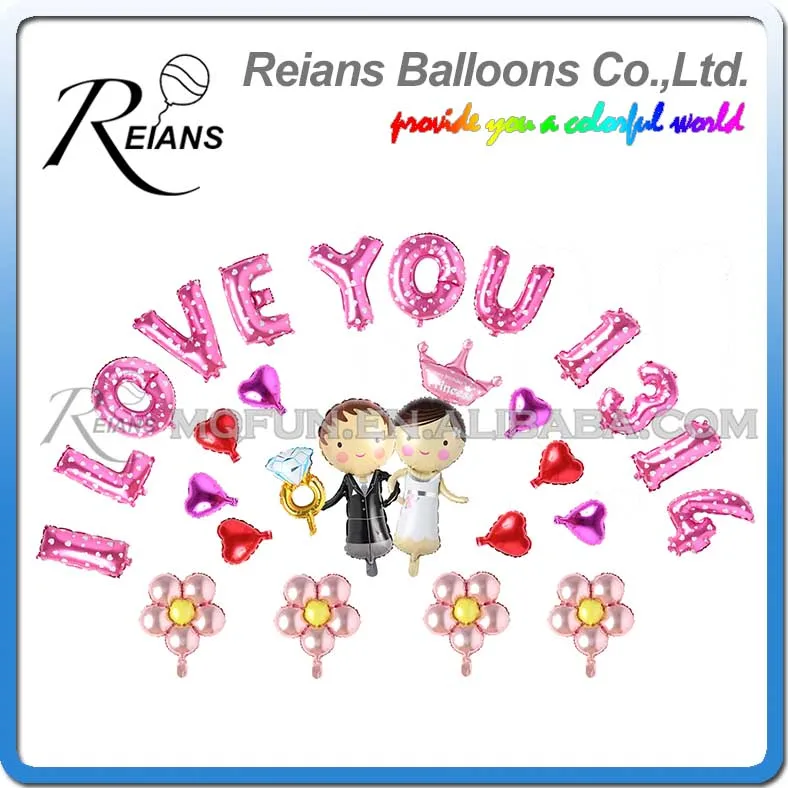 Reians Cartoon I LOVE YOU свадебная корона Жених Невеста сердце вечерние украшения