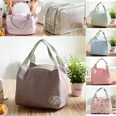 Новинка 2016 Модная Портативная Изолированная Холщовая Сумка для ланча Термосумка