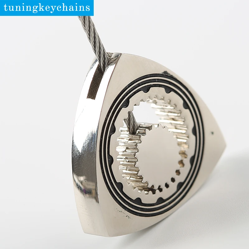 Набор из 5 шт. металлический брелок Вращающийся с кольцом для ключей|rotary keychain|wankel