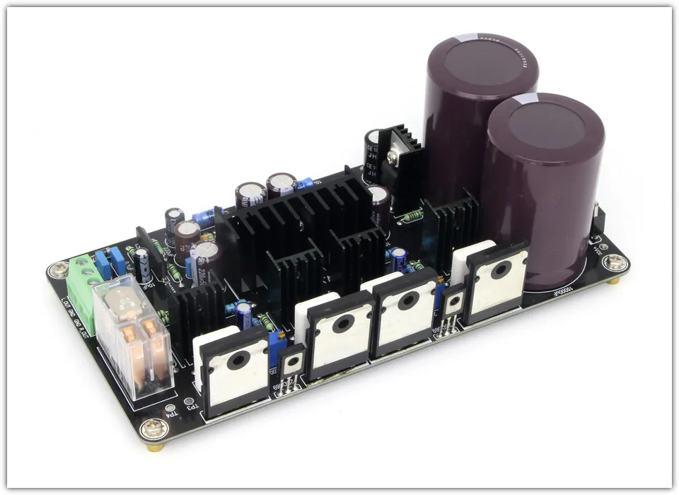 A1943 C5200/IRFP9240 IRFP240 UPC2581 с переменным фокусным расстоянием 2*125 Вт двухканальный, класс AB аудио усилитель доска с UPC1237 акустическая защита