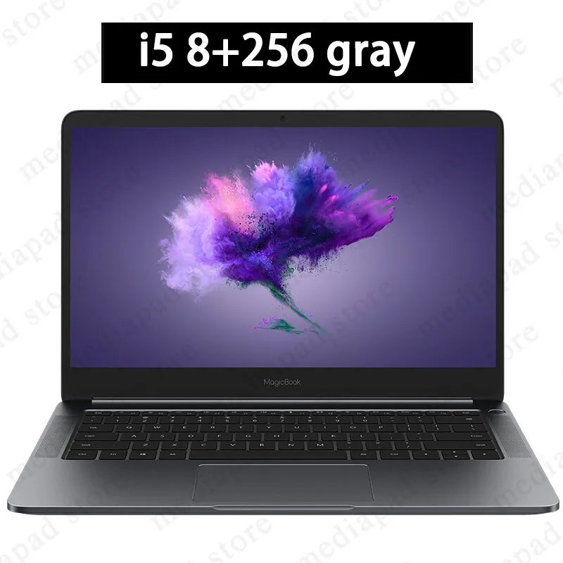 i5 8G 256 gray 14 дюймов HUAWEI MagicBook Windows 10 Тетрадь 8th-Gen i5/i7 Процессор GeForce MX150 2 Гб GDDR5 8 Гб 256 ультратонкий ноутбук ПК - Цвет: i5 8G 256 gray