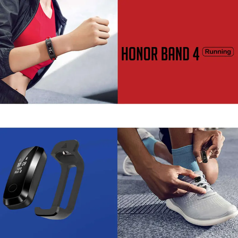 Фитнес браслет Honor Band 4 фитнес трекер водонепроницаемый спортивный версия для