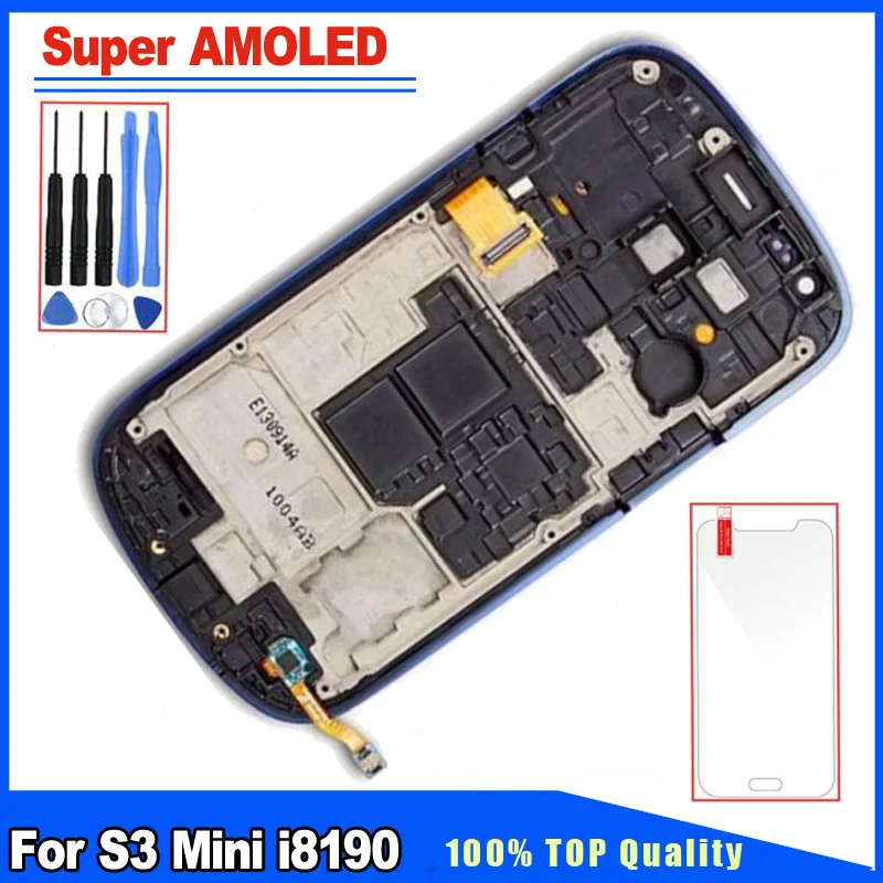 100% Протестировано для samsung Galaxy S3 мини i8190 Super AMOLED ЖК-дисплей Дисплей Сенсорный