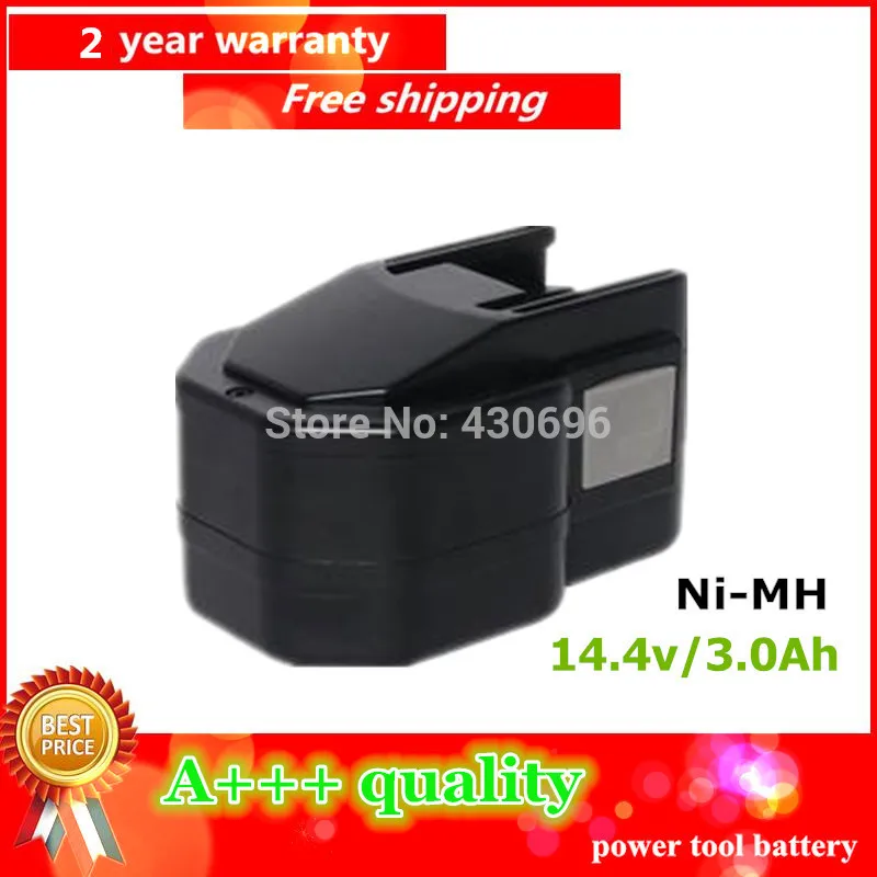 

New 14.4V 3.0Ah Ni-MH Replacement Power Tool Battery for AEG BBM 14 STX BBS 14 KX RAPTOR BBS 14 X RAPTOR