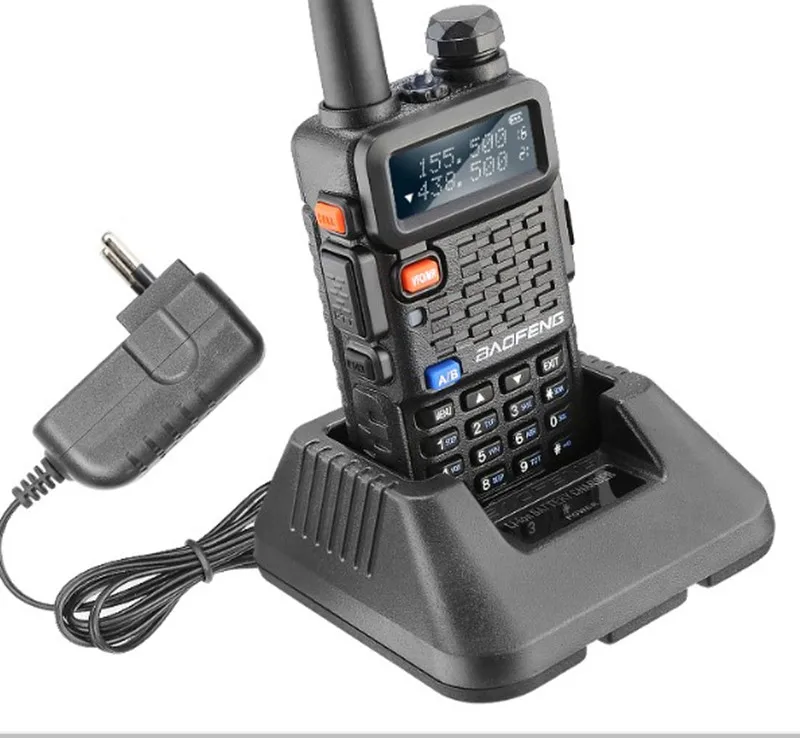 BaoFeng F8+ обновленная рация полицейская двухсторонняя радио Pofung Двухдиапазонная уличная дальность УКВ UHF Ham трансивер
