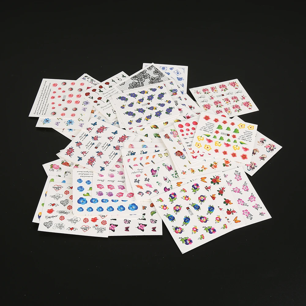 50 шт/1 комплект возможность комбинировать дизайн новый для ногтей Стикеры