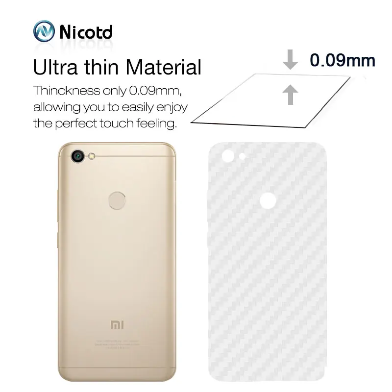 Nicotd углеродное волокно 3D мягкая пленка для Xiaomi Redmi note 5 pro plus прозрачная защитная