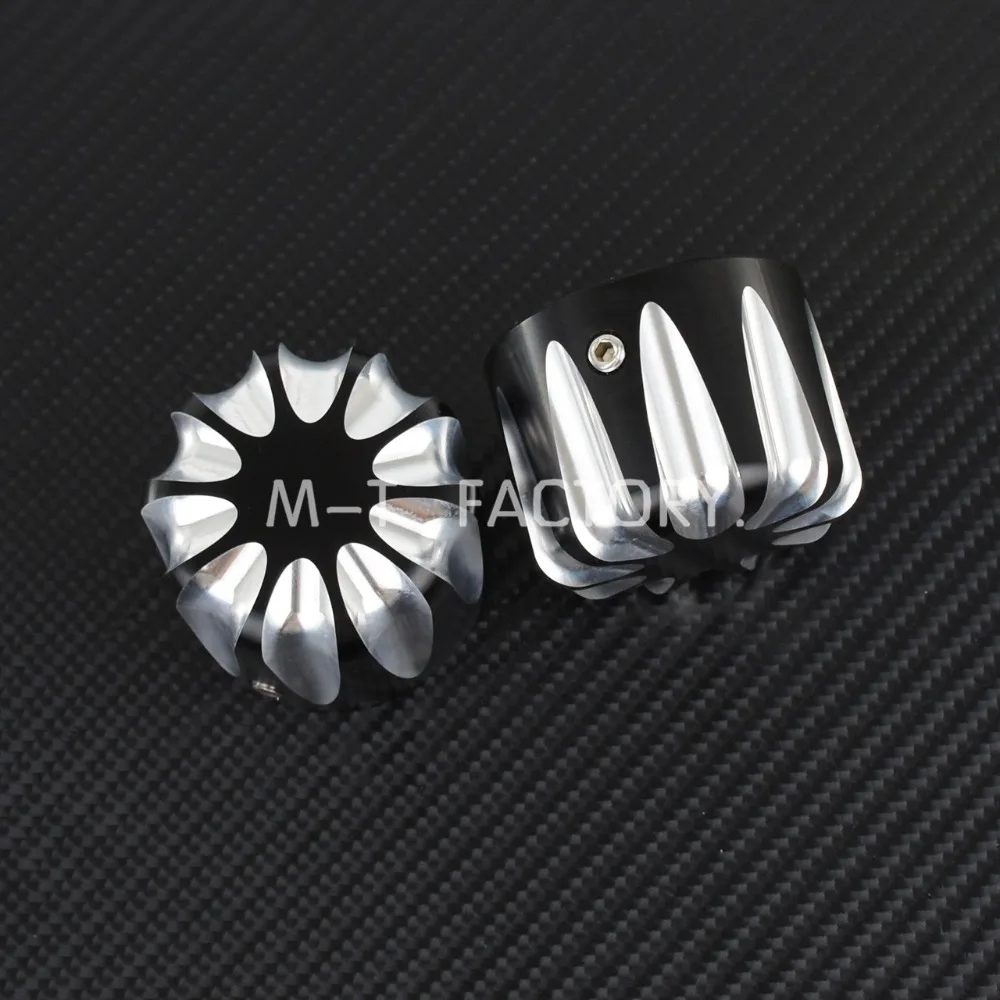 Мотоциклетная гайка с передней осью черного цвета алюминиевые Чехлы для Harley Touring