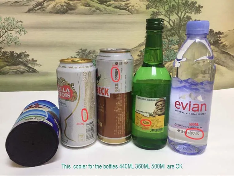 250 шт./лот кулер для бутылок из неопрена с логотипом клиента держатели винных