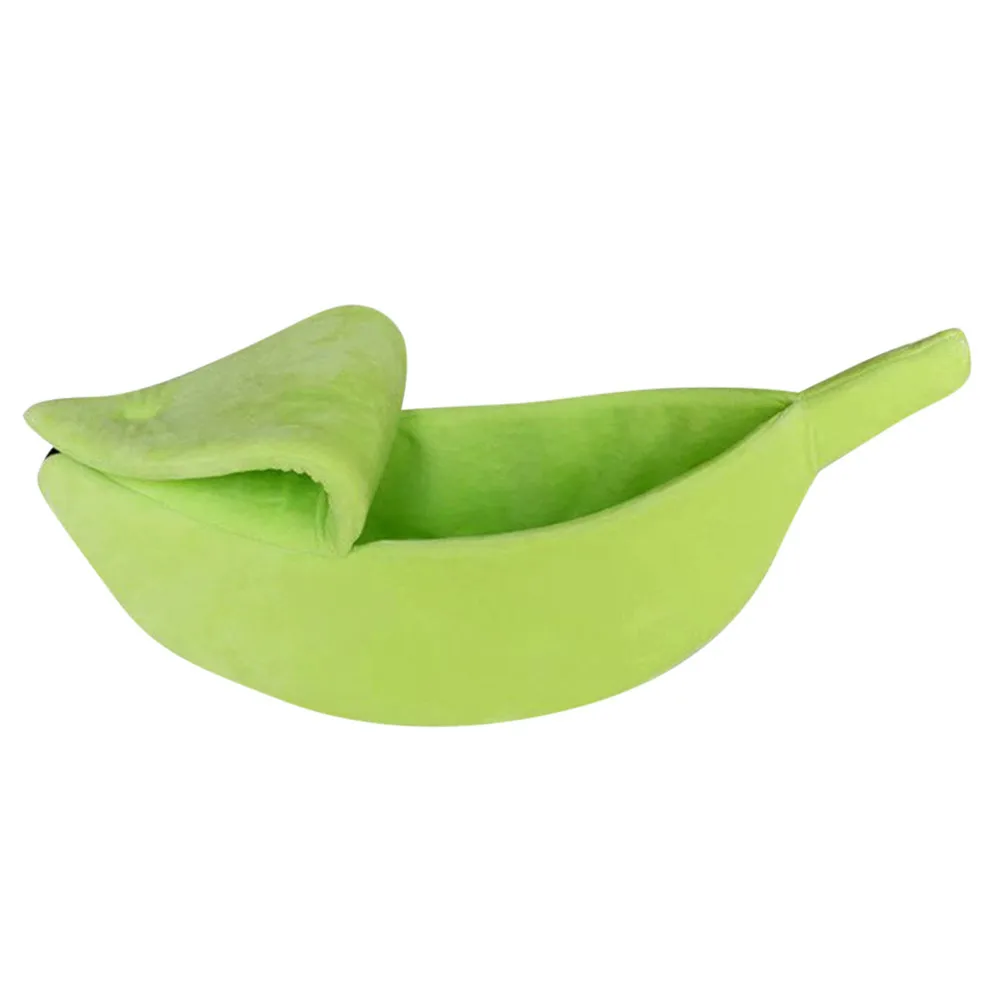 Transer маленькая тканевая кровать для домашнего питомца в форме банана удобная