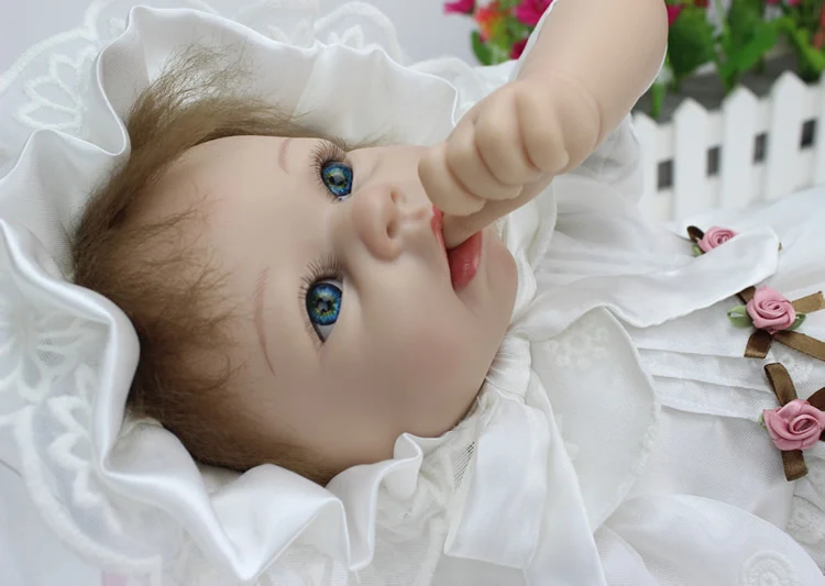 22 дюйма виниловая Реалистичная Кукла Adora Reborn из мягкого силикона кукла принцессы