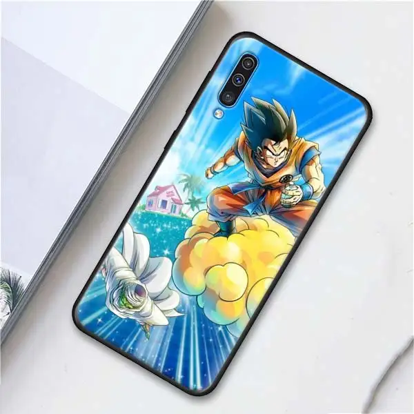 010 Мягкий чехол для телефона Goku Dragon Ball Z Super Saiya s для samsung Galaxy A10 A20 A30 A40 A50 A70 A6 A7 A8 Plus A9 M30 M20 черный чехол C - Цвет: 010