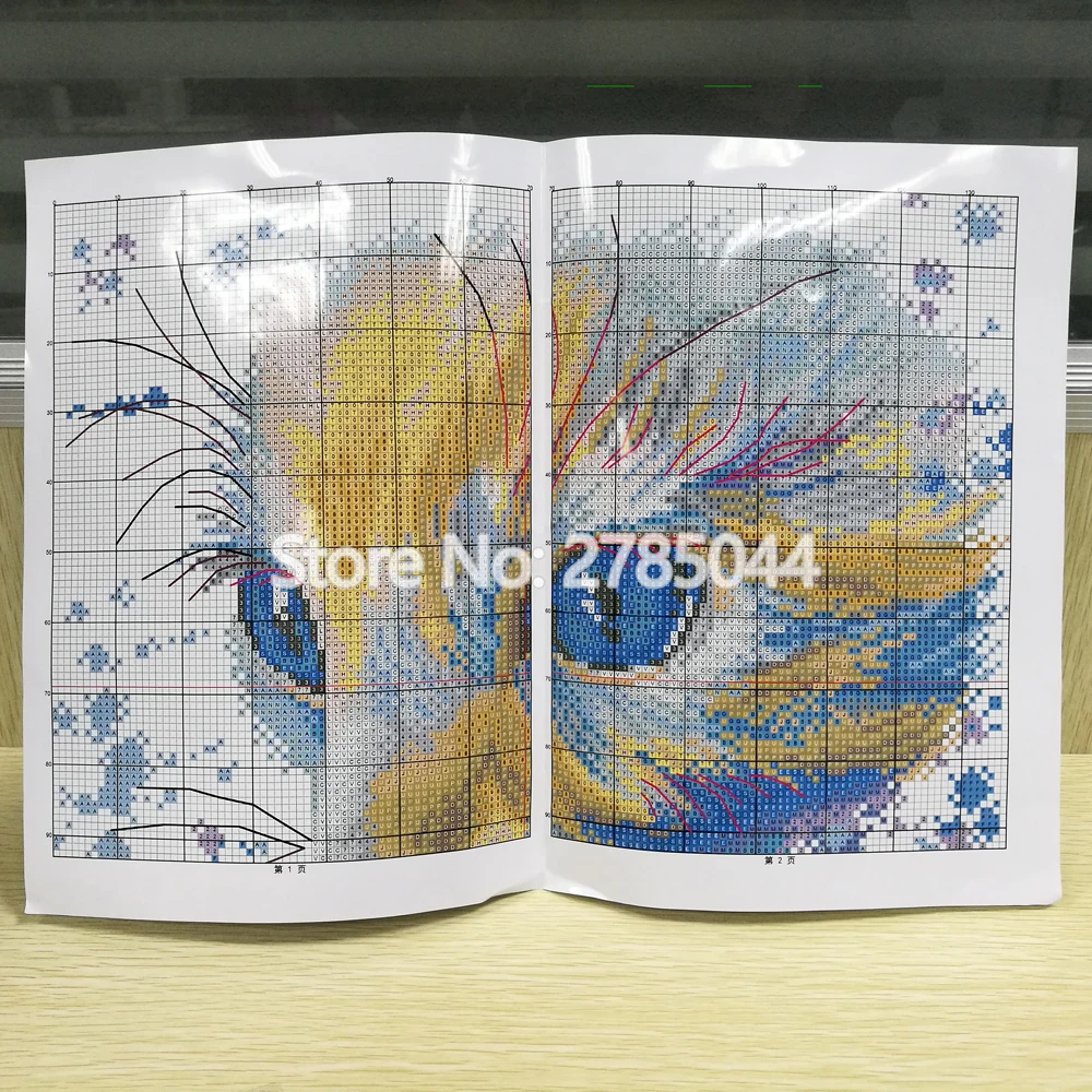 Рукоделие комплекты счетный крест хлопчатобумажная нить dmc животных фото