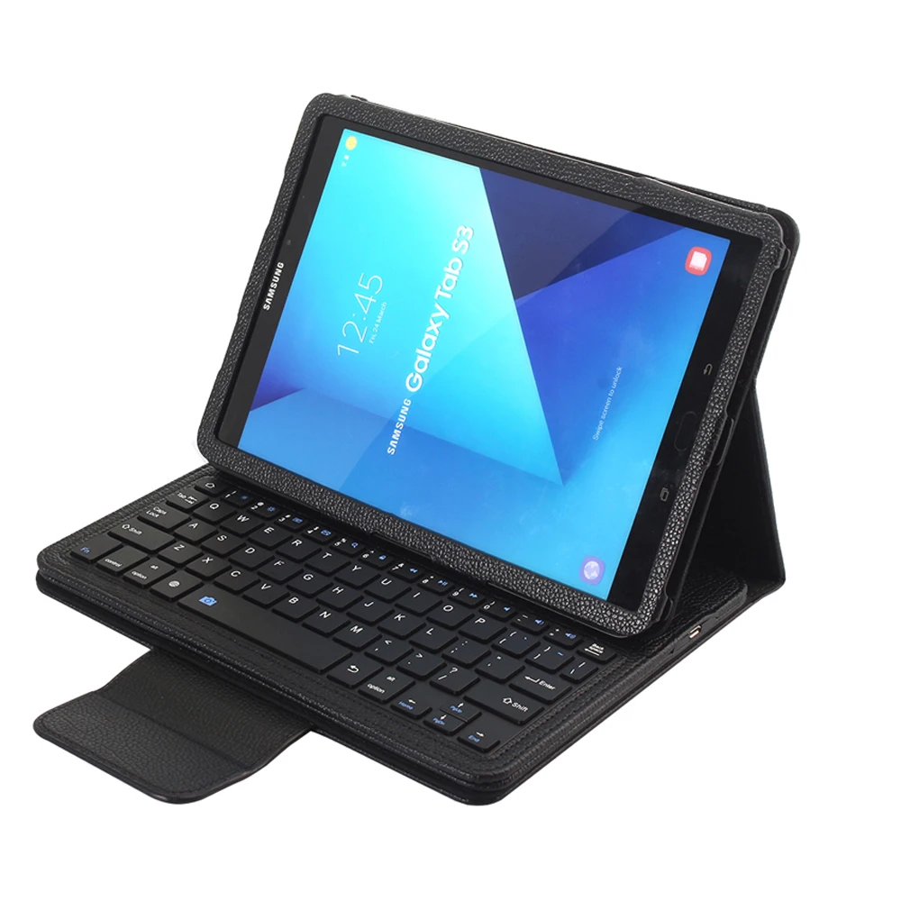 Беспроводной Bluetooth клавиатура для samsung Galaxy Tab A 9,7 дюймов SM-T550 SM-T555 SM-P550 SM-P555 Съемный чехол на магните