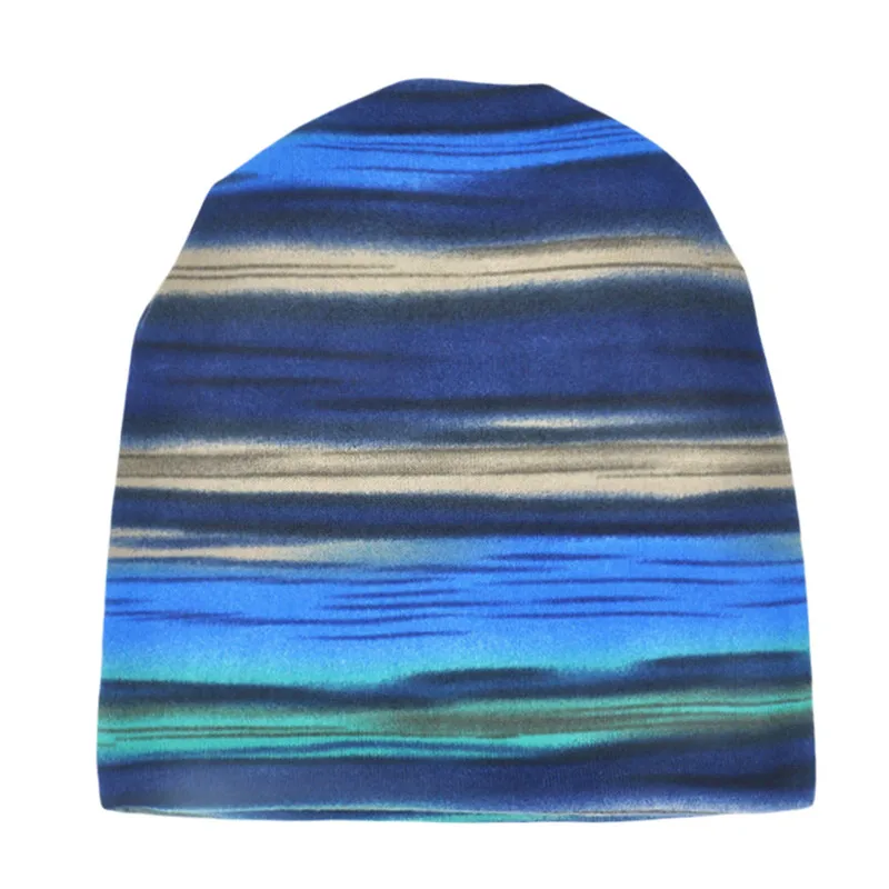 2016 Зимняя шерстяная Смешанная Теплая Флисовая Радужная шапка женские шапки
