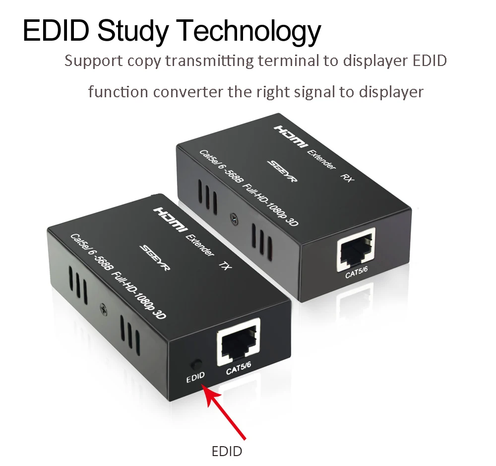 196ft HDMI удлинитель SGEYR 60 м HDMI передатчик приемник TX RX удлинитель по UTP RJ45 Cat5e/6 сплиттер 3D 1080P