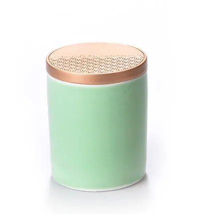 hejin qingcimeizi Чайный набор Celadon с металлическим уплотнением, емкость для хранения, портативный керамический чайник мини размера, чайная посылка, кухонная фарфоровая банка, 16 стилей, легко носить с собой - Цвет: hejin qingcimeizi
