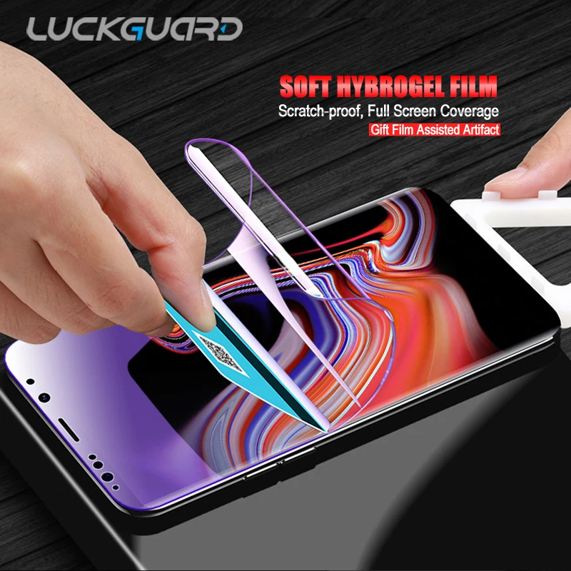 Мягкая Гидрогелевая Защитная пленка для Samsung Galaxy S10 S8 S9 Note 8 9 10 Plus S7 Edge e полное